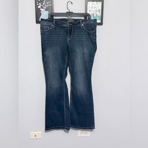 Torrid Dark Blue Flare Jeans